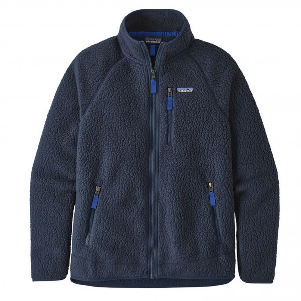 Retro Pile Jacket - New Navy