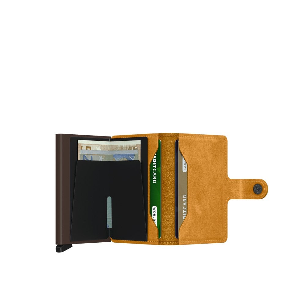 Mini Wallet Vintage - Ochre