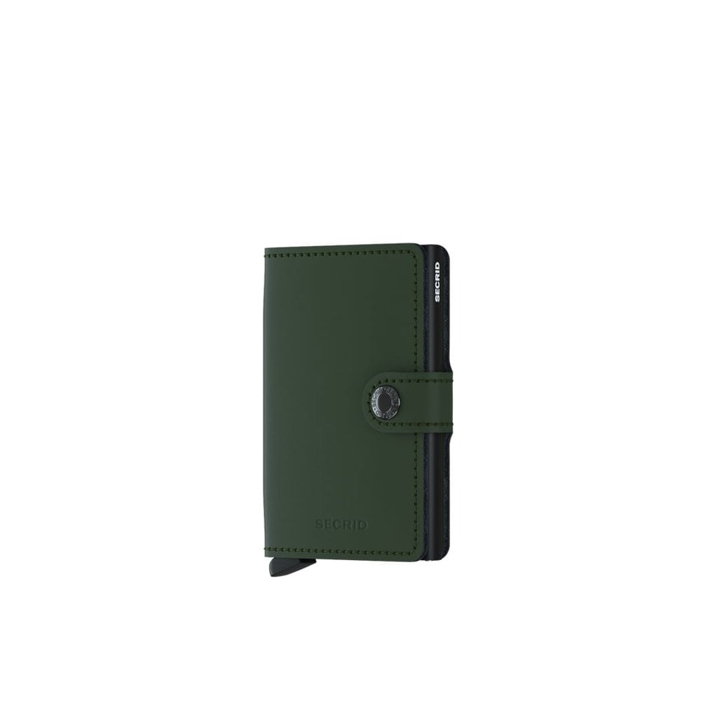 Mini Wallet Matte - Green/Black