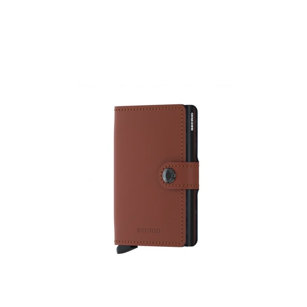 Mini Wallet Matte - Brick/Black