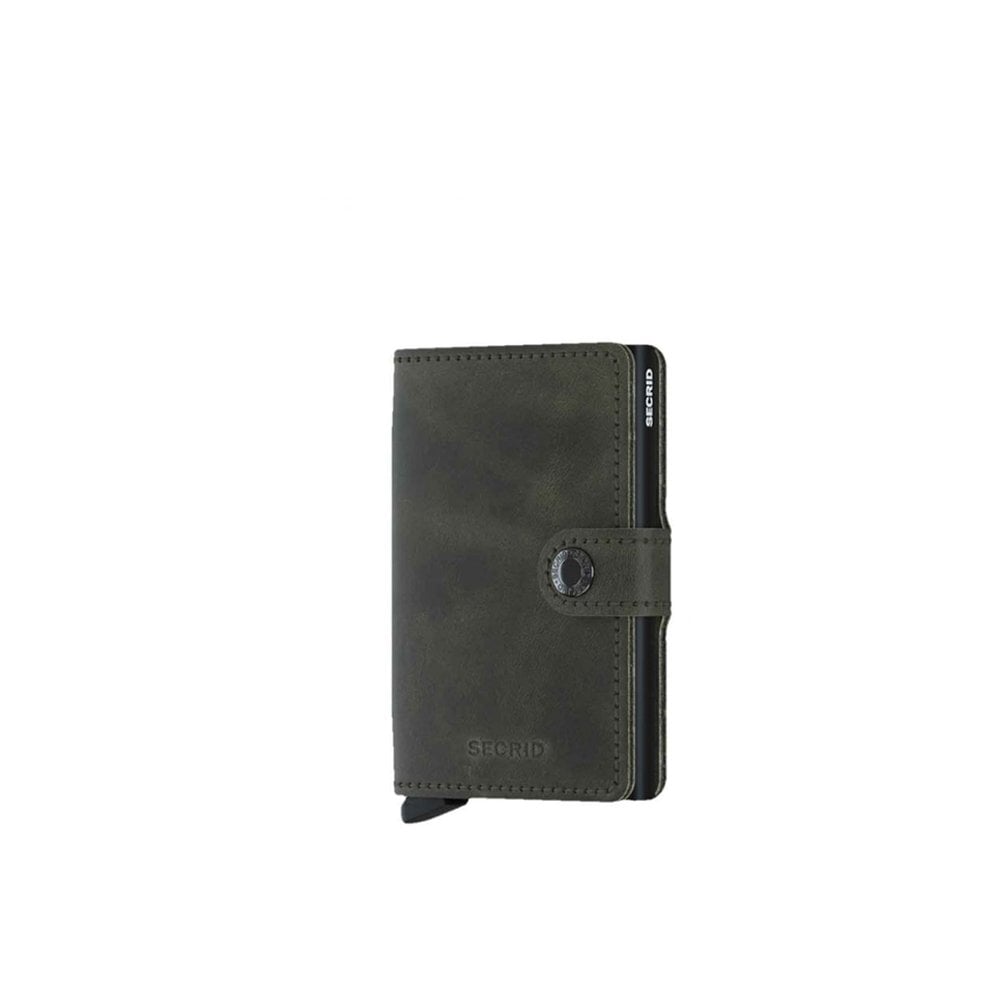 Mini Wallet Vintage - Olive/Black