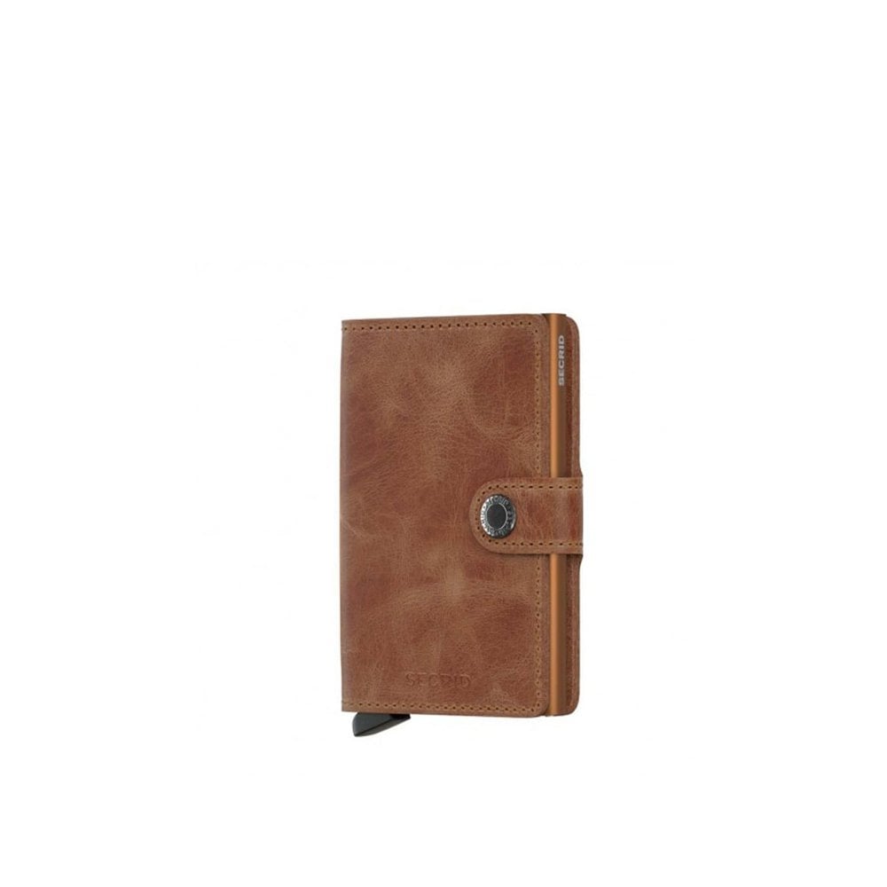 Mini Wallet Vintage - Cognac