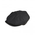Newsboy Cap - Blk/Hbone