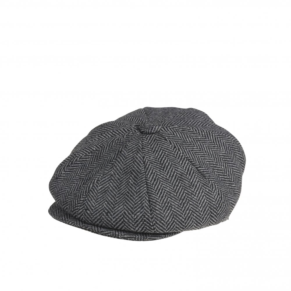 Newsboy Cap - Gry/Hbone