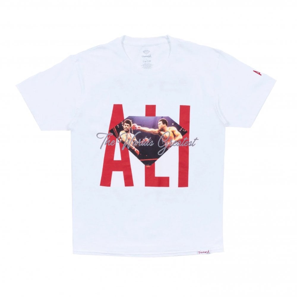 x Muhammed Ali Sign T-Shirt - White - White