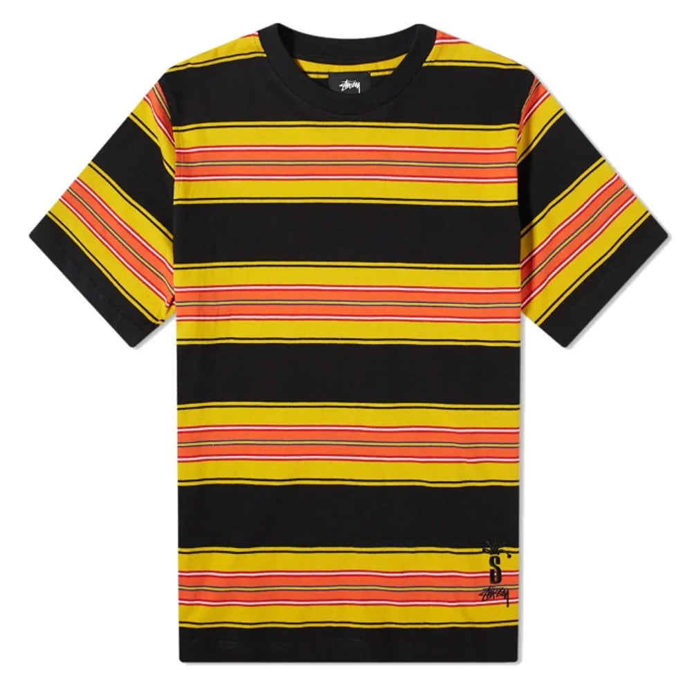 Multi Stripe T-Shirt - Black