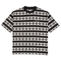 Square Stripe T-Shirt - Black