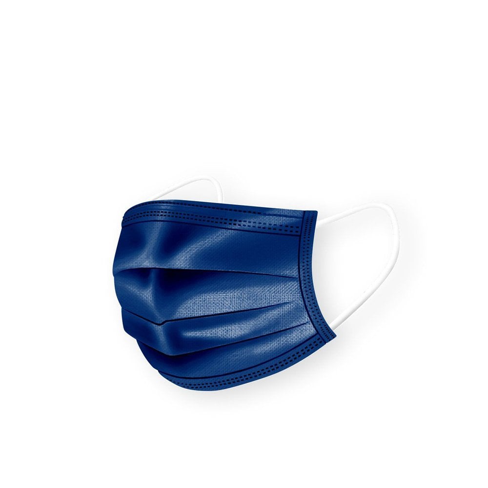 Disposable Mask 5 Pack - Neon Blue
