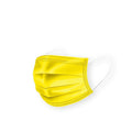Disposable Mask 5 Pack - Neon Yellow