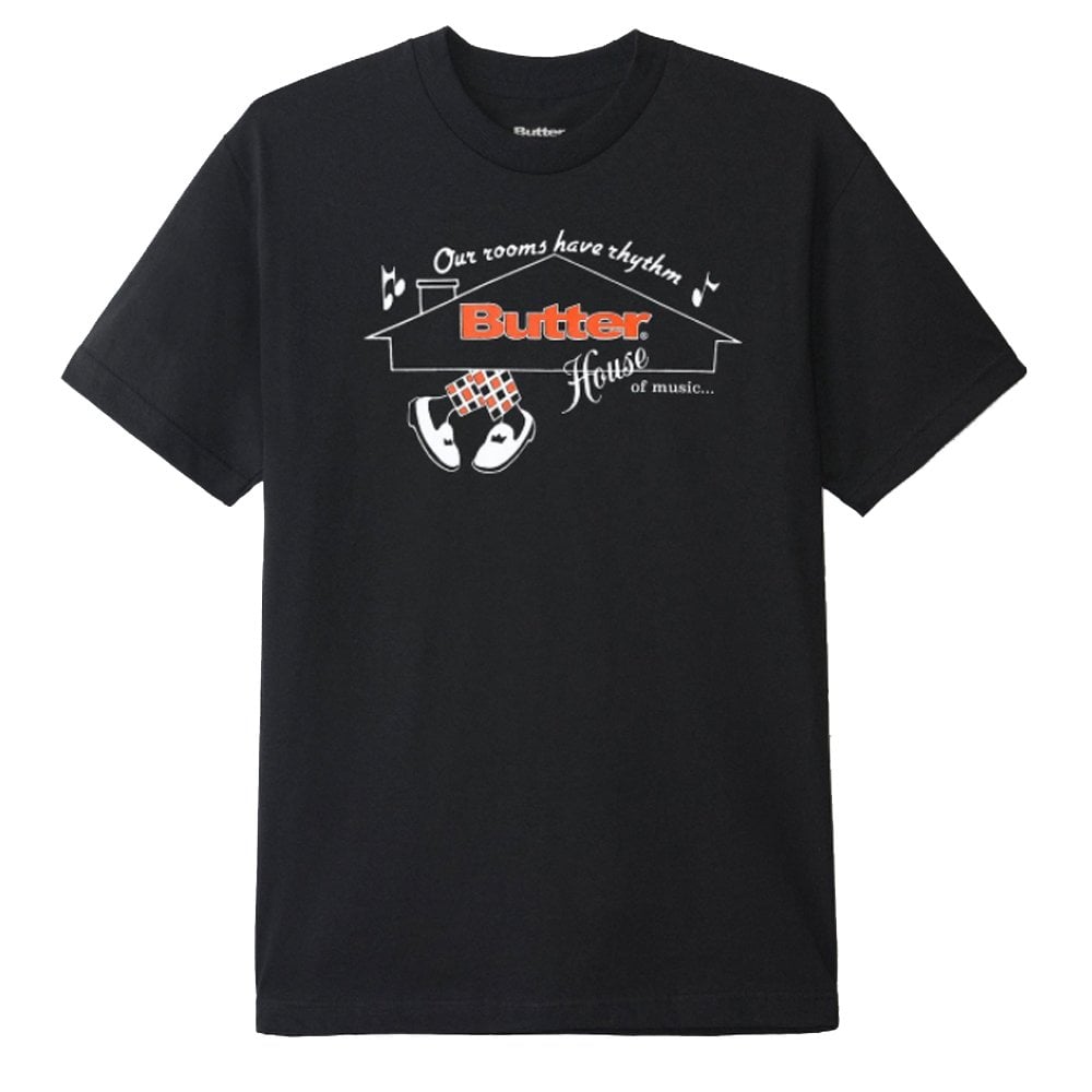 House Of Music T-Shirt - Black - Black
