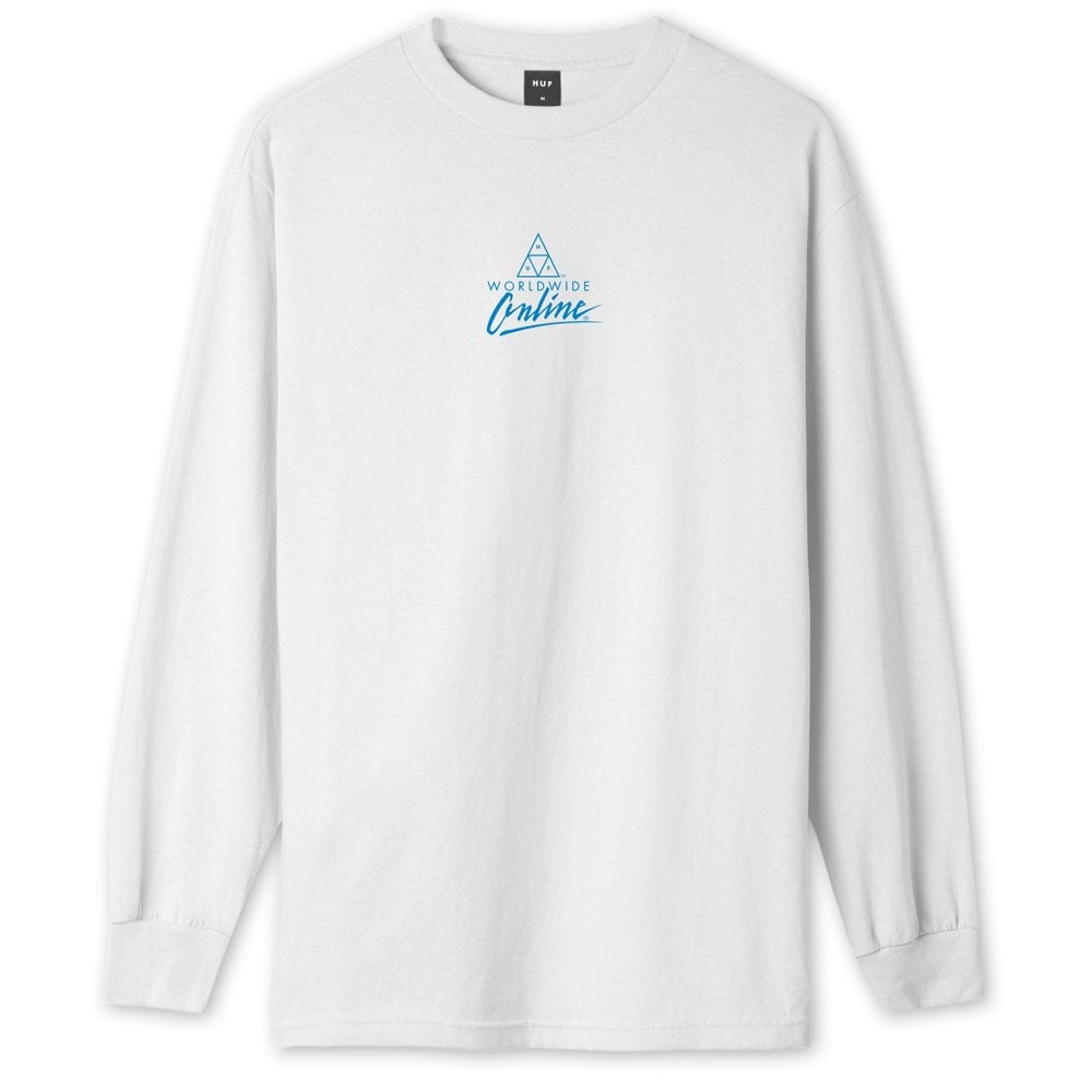 Forbiden Domain Long Sleeve T-Shirt - White - White