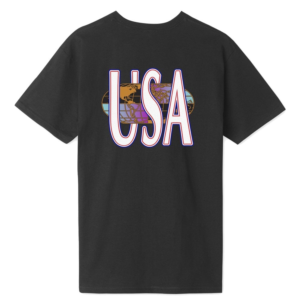 Quake USA T-Shirt - Black - Black