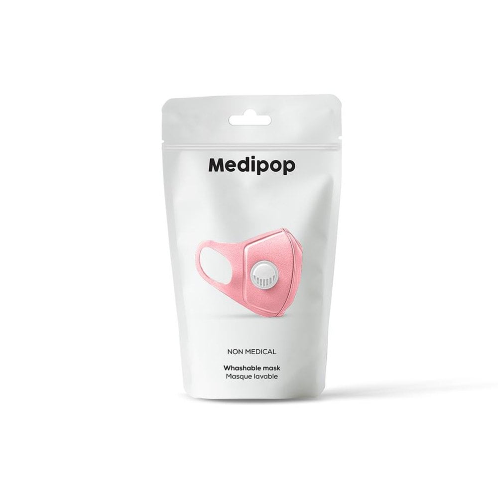 Washable W Face Mask - Pink