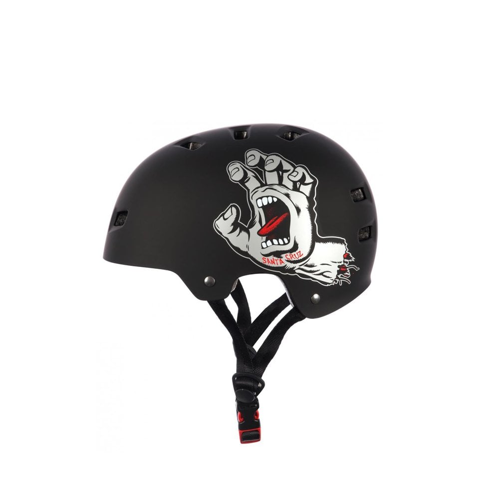 x Santa Cruz Screaming Hand Helmet - Matte Black