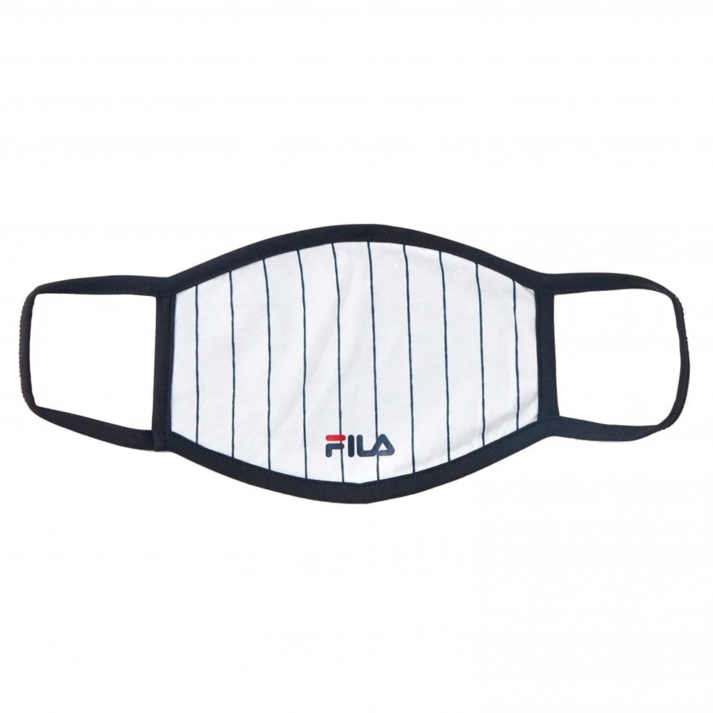 Stripe Fashion Mask - White - White