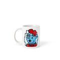 Doodle Face Mug - White - White