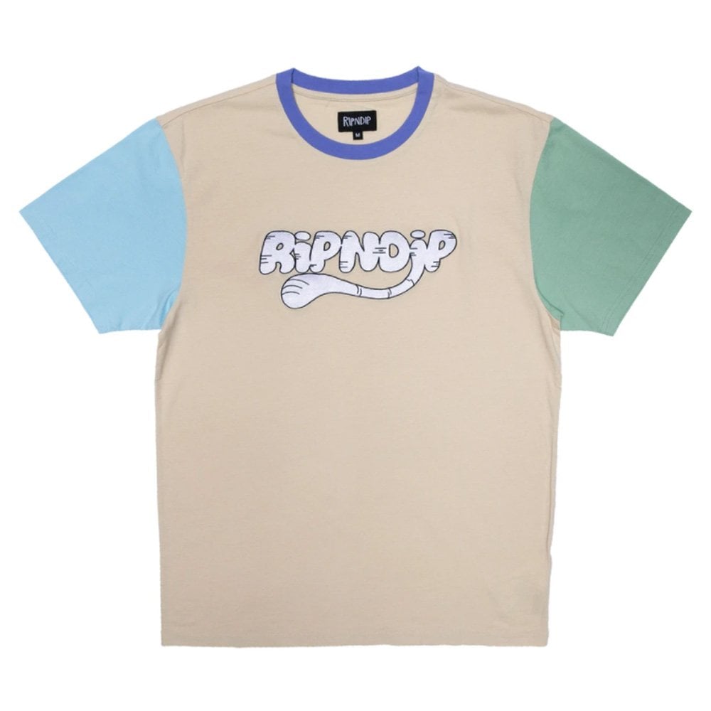 RIPNTAIL Colour Block T-Shirt - Multi - Multi