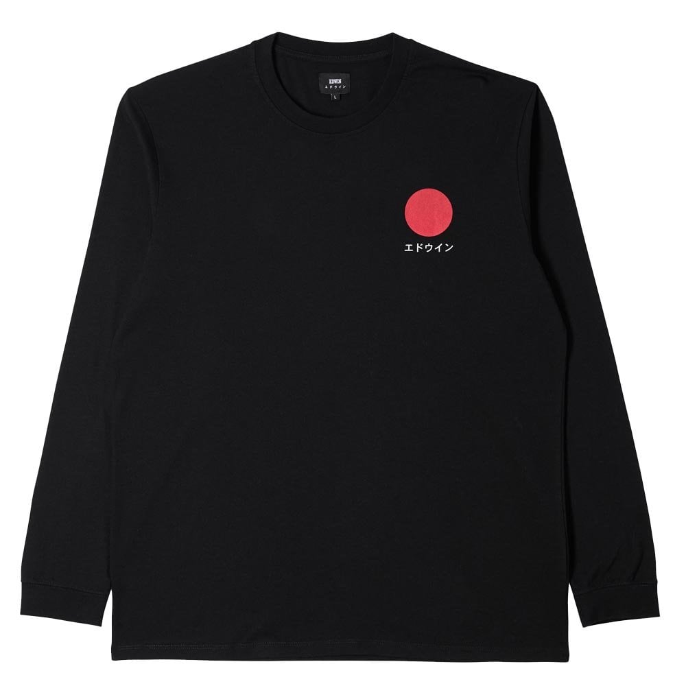 Japanese Sun Long Sleeve T-Shirt - Black