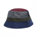 Pops Herringbone Bucket Hat - Black - Black