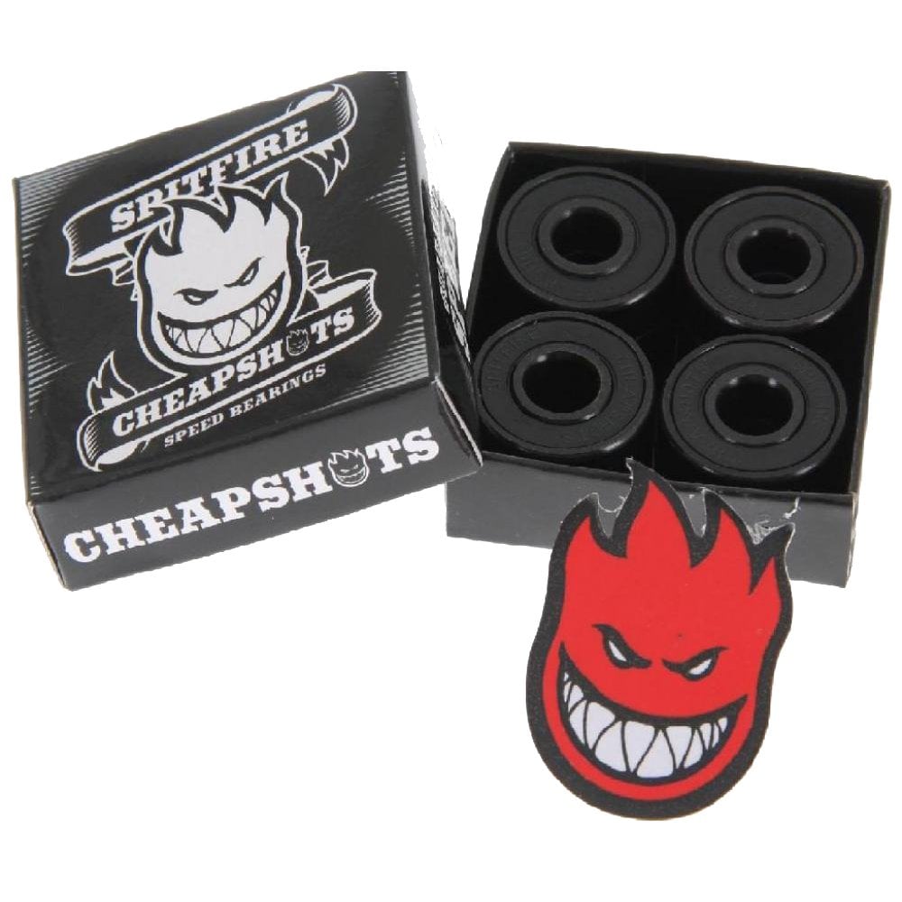 Spitfire Cheapshots Bearings - Black - Black