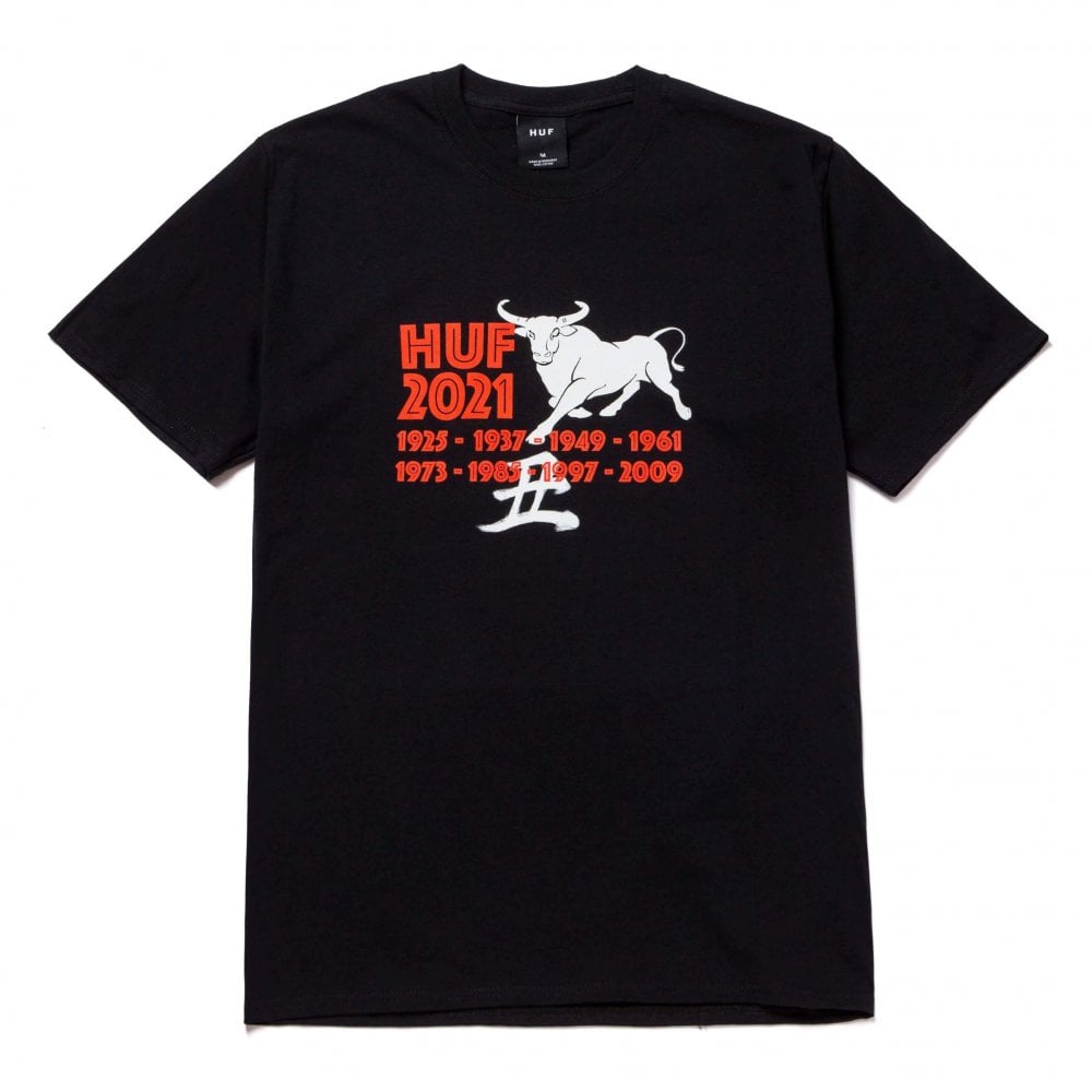 x Year Of The Ox Years T-Shirt - Black - Black