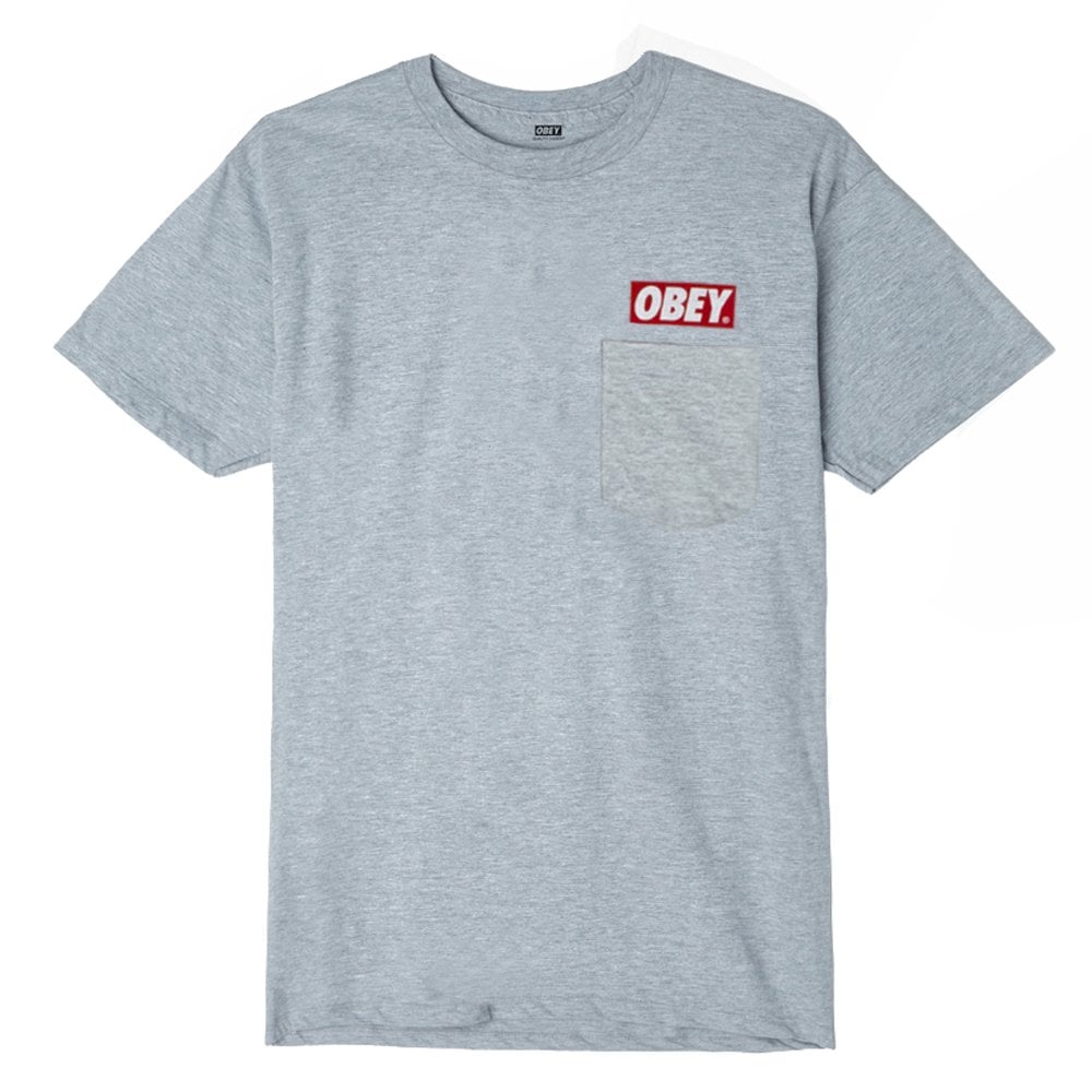 Bar Pocket T-Shirt - Grey