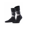 Preston Argyle Socks 3880 - Black/Grey - O/C