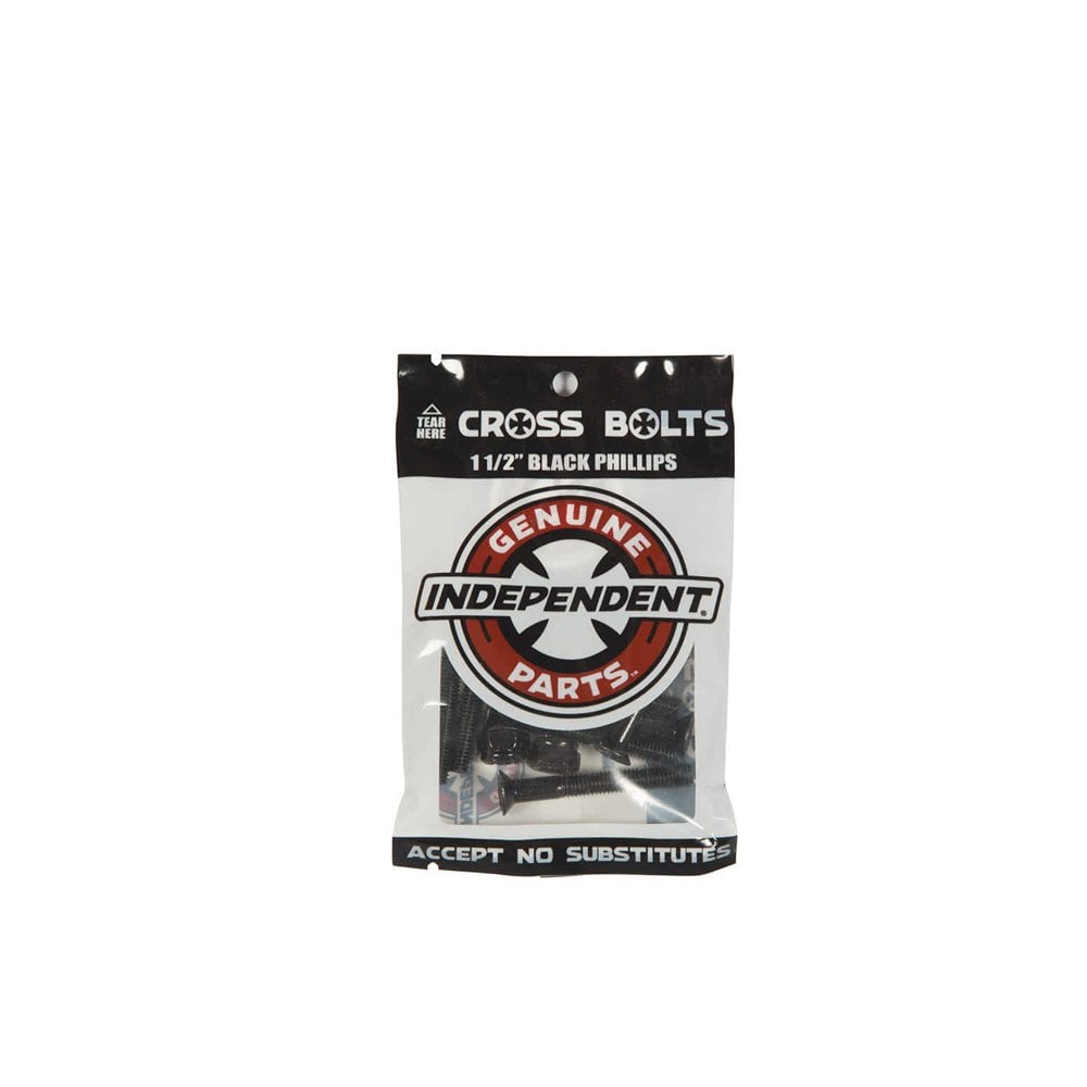 Phillips 1.5 Inch Bolt - Black - Black