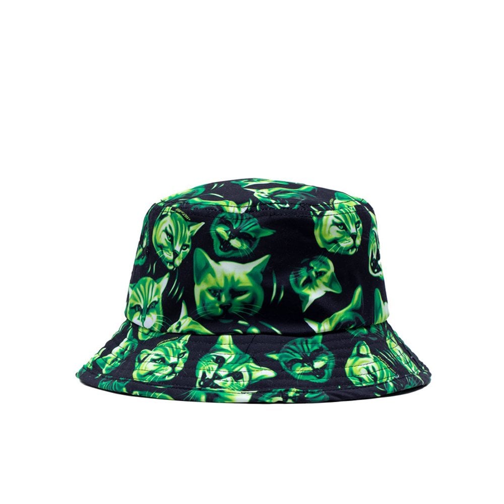Neon Nerm Bucket Hat - Black/Green