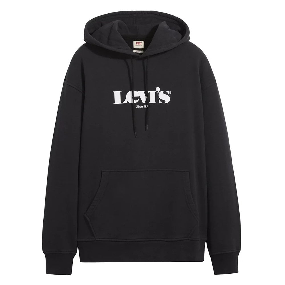 Relaxed Graphic Hoodie - Caviar Black - Caviar