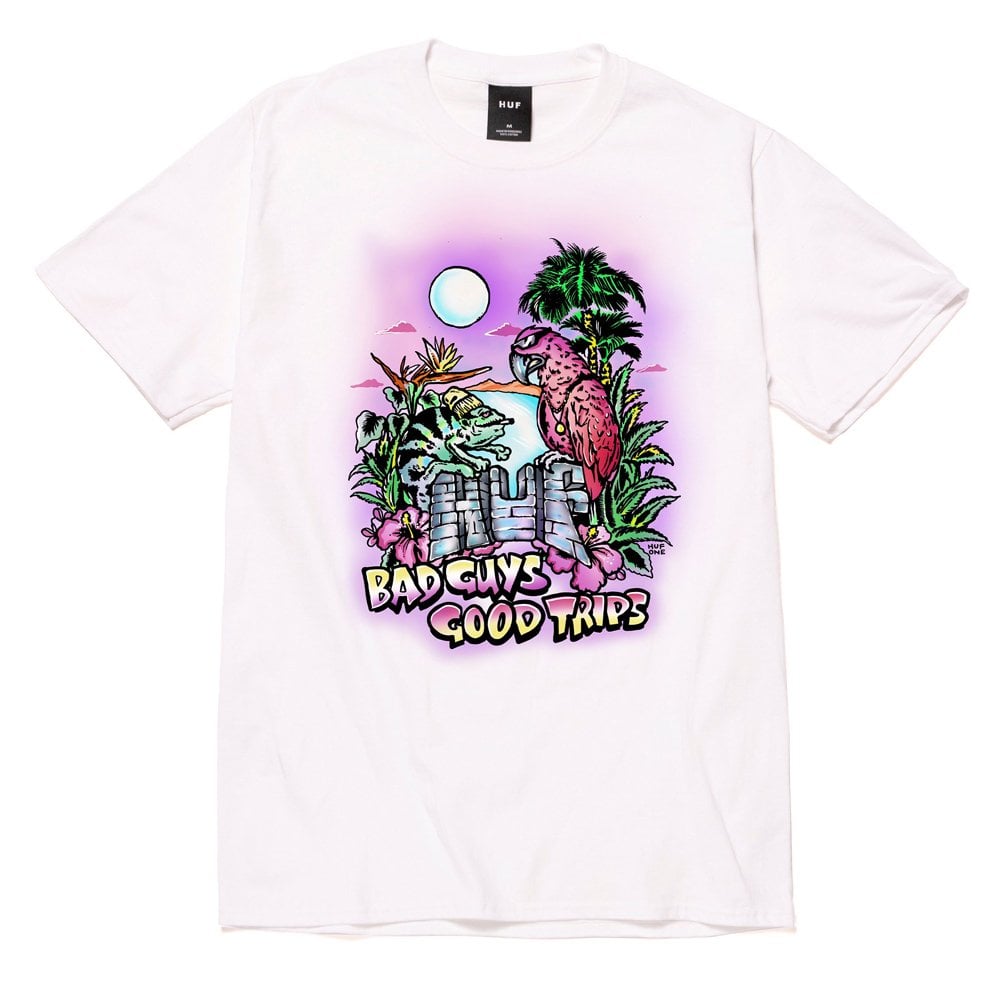 Vacation UV Colour T-Shirt - White - White