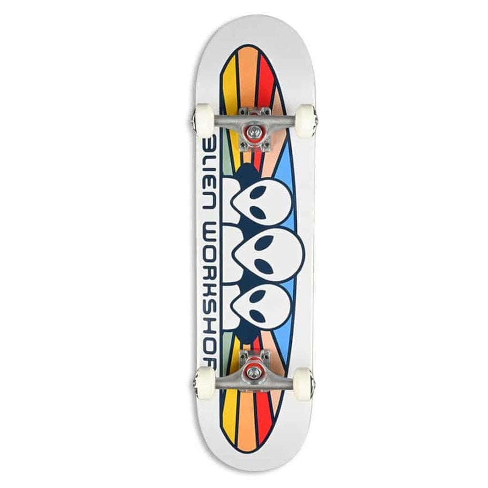 Spectrum Complete Skateboard - White
