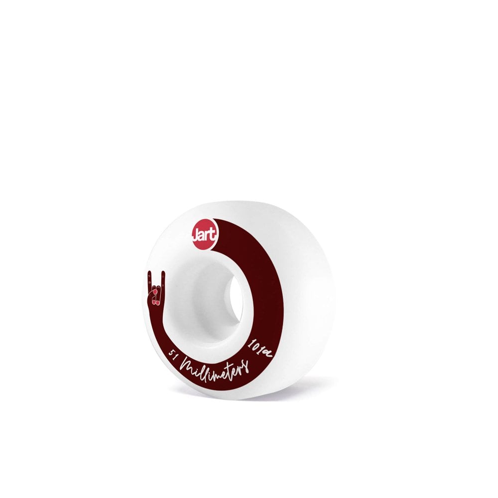 Skate Or Die Skateboard Wheels - White