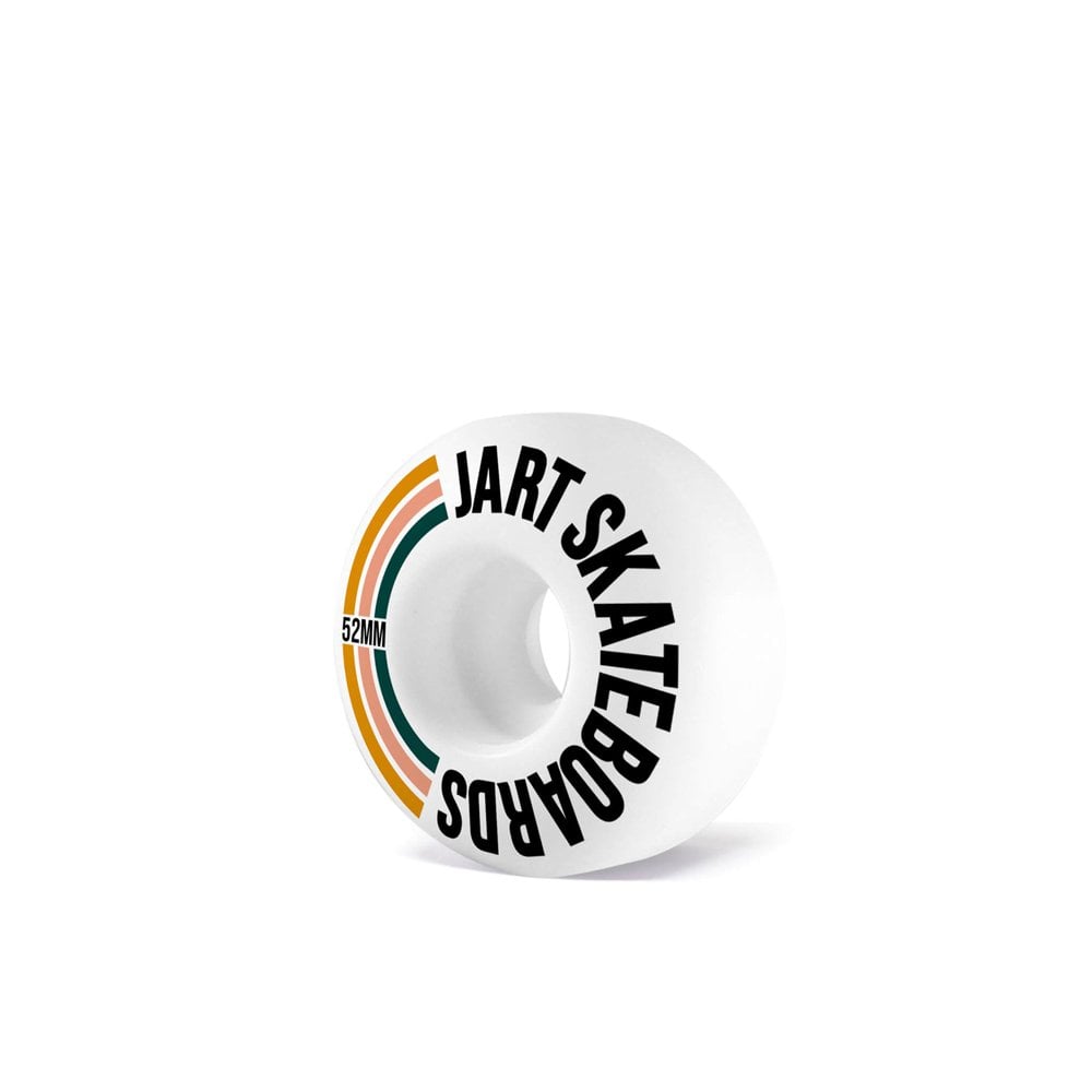 Flag Skateboard Wheel - White