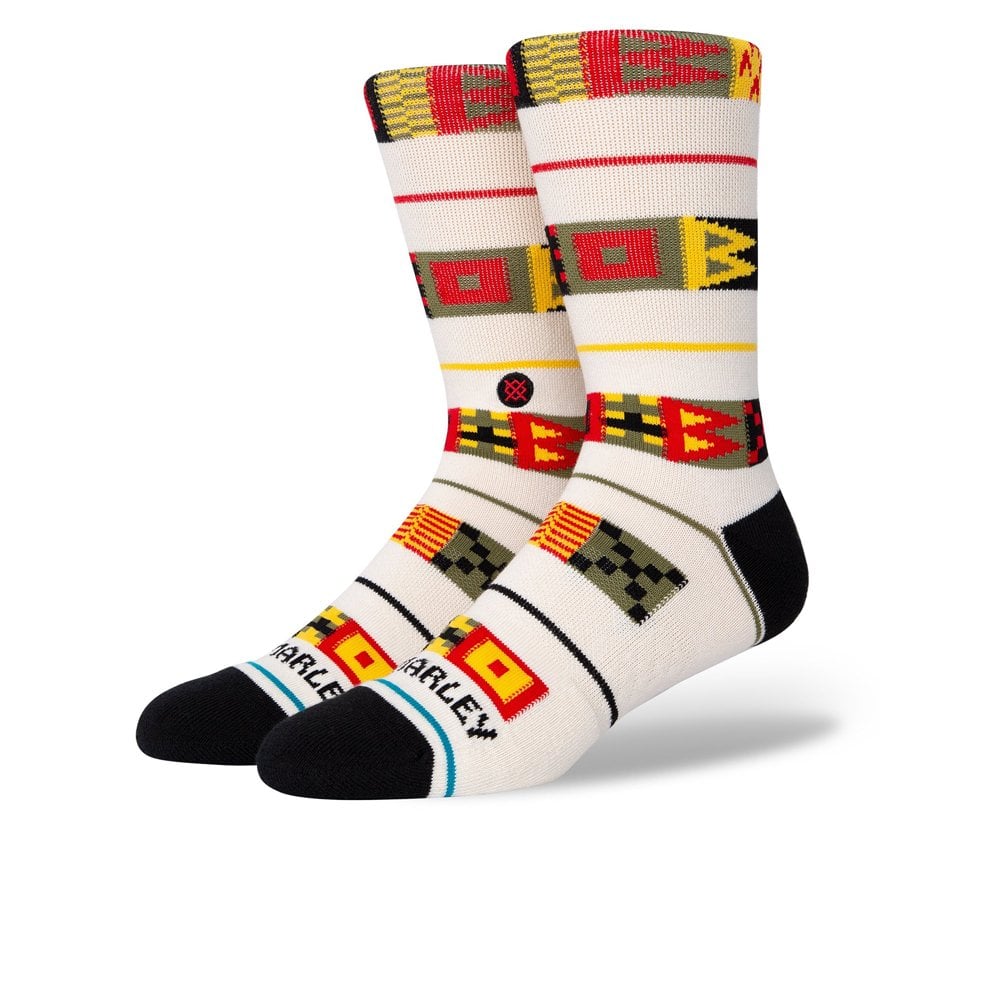 Bob Stripe Socks - Canvas