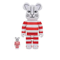 x Lisa Larson 400% + 100% Be@rbrick - Red - Red Flocky