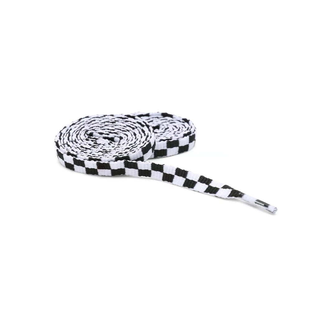 45" Flat Lace - Black/White