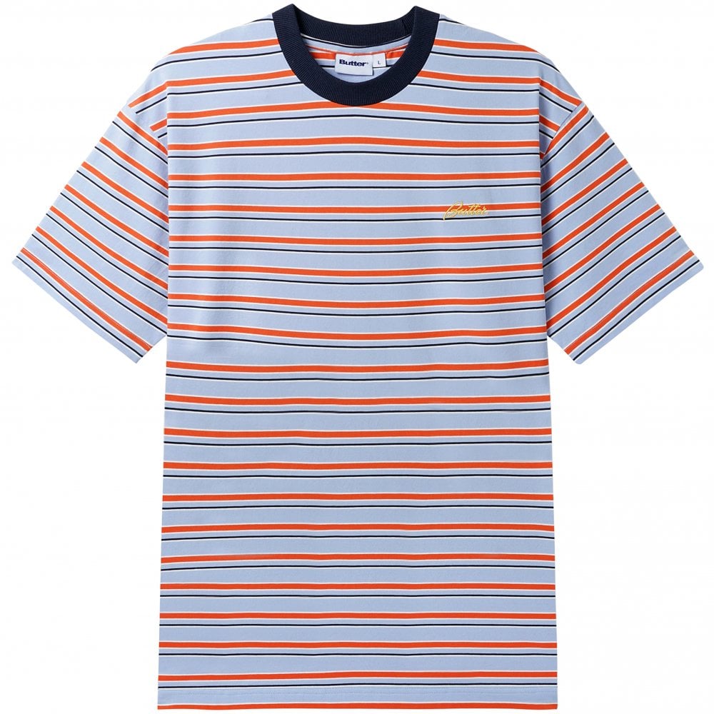 Clove Stripe T-Shirt - Blue