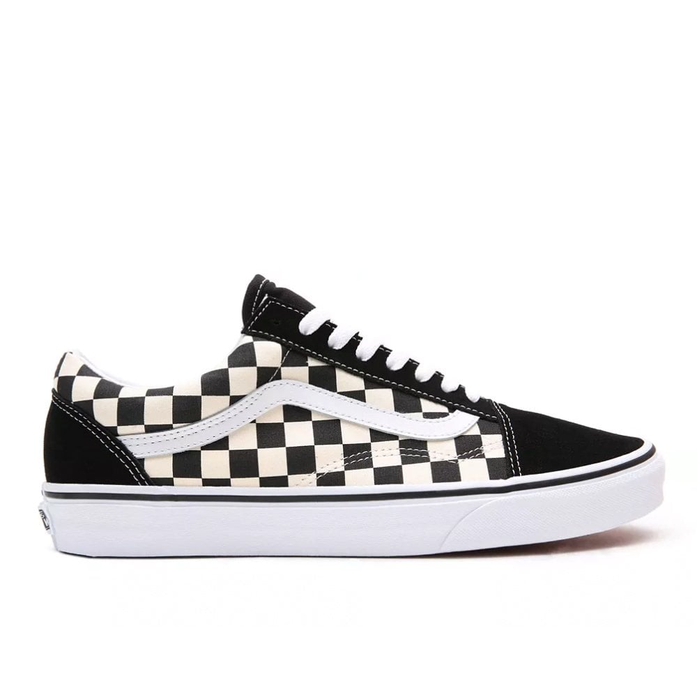 Old Skool Primary Check - Blk/White