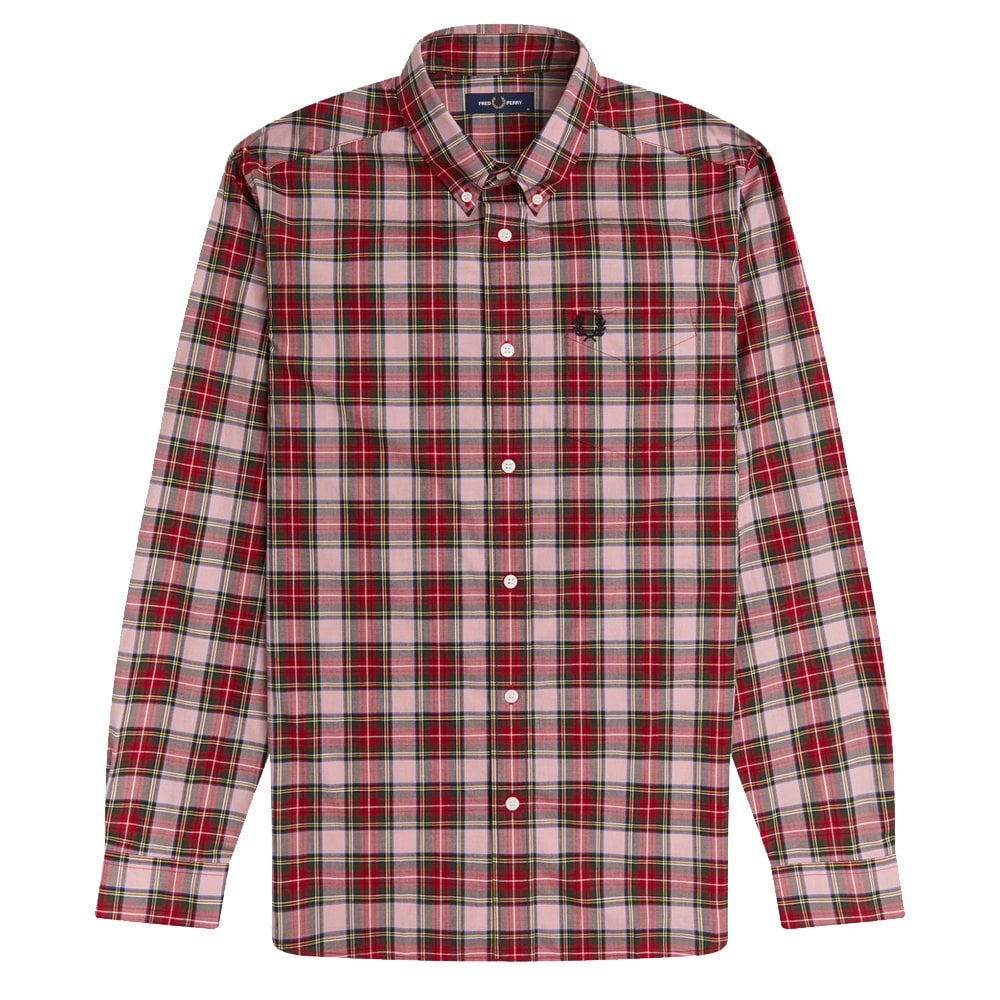 Tartan Shirt - Chalky Pink - Chalky Pink