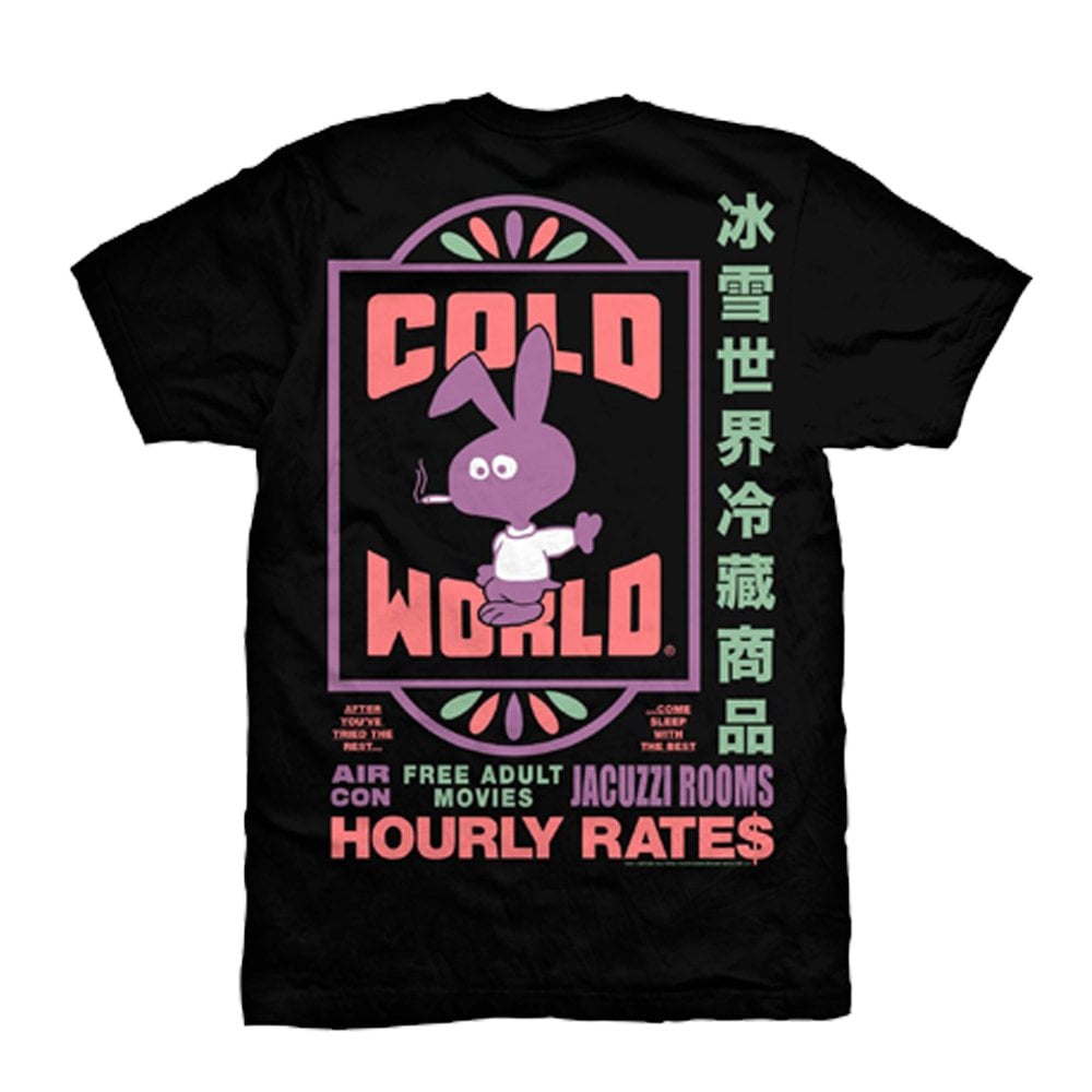 Motel Bunny T-Shirt - Black