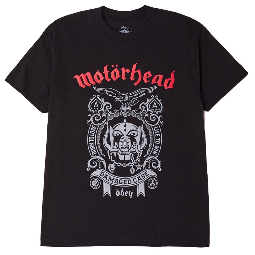 x Motorhead Damaged Case T-Shirt - Black