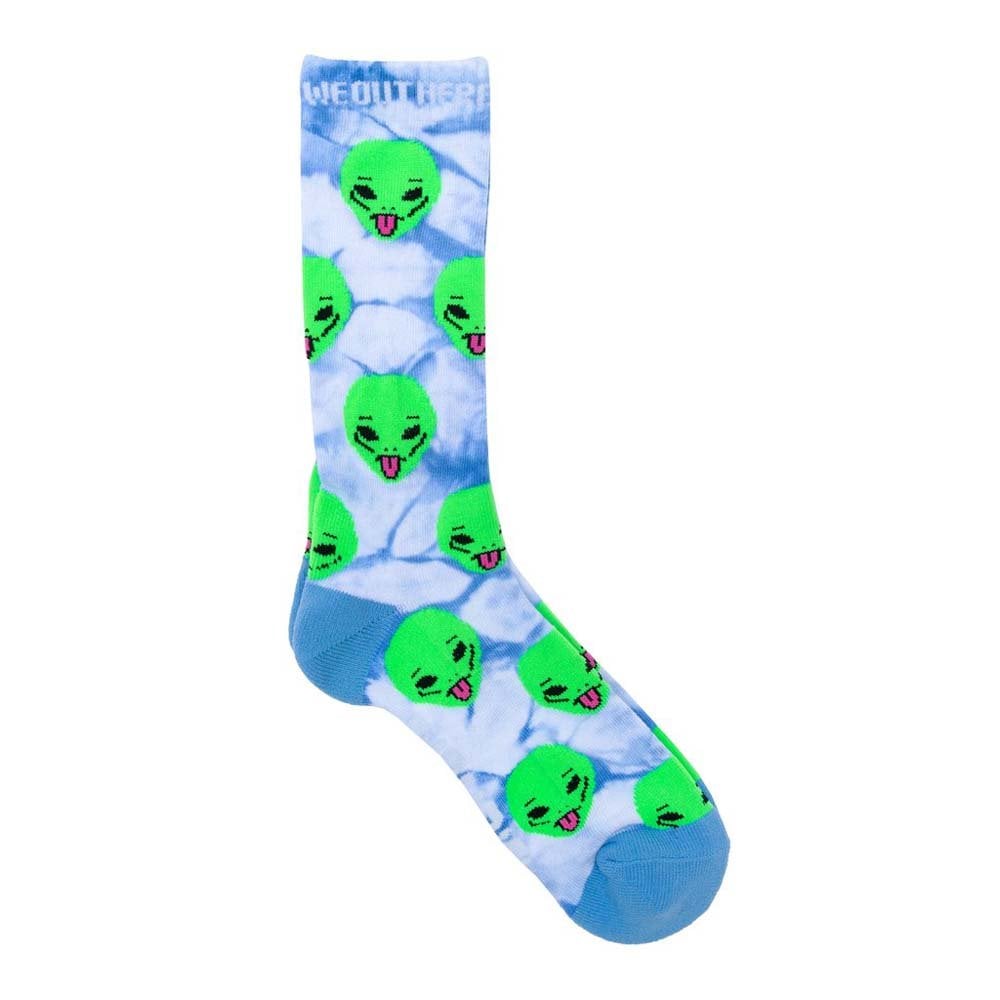 We Out Here Socks - Aqua
