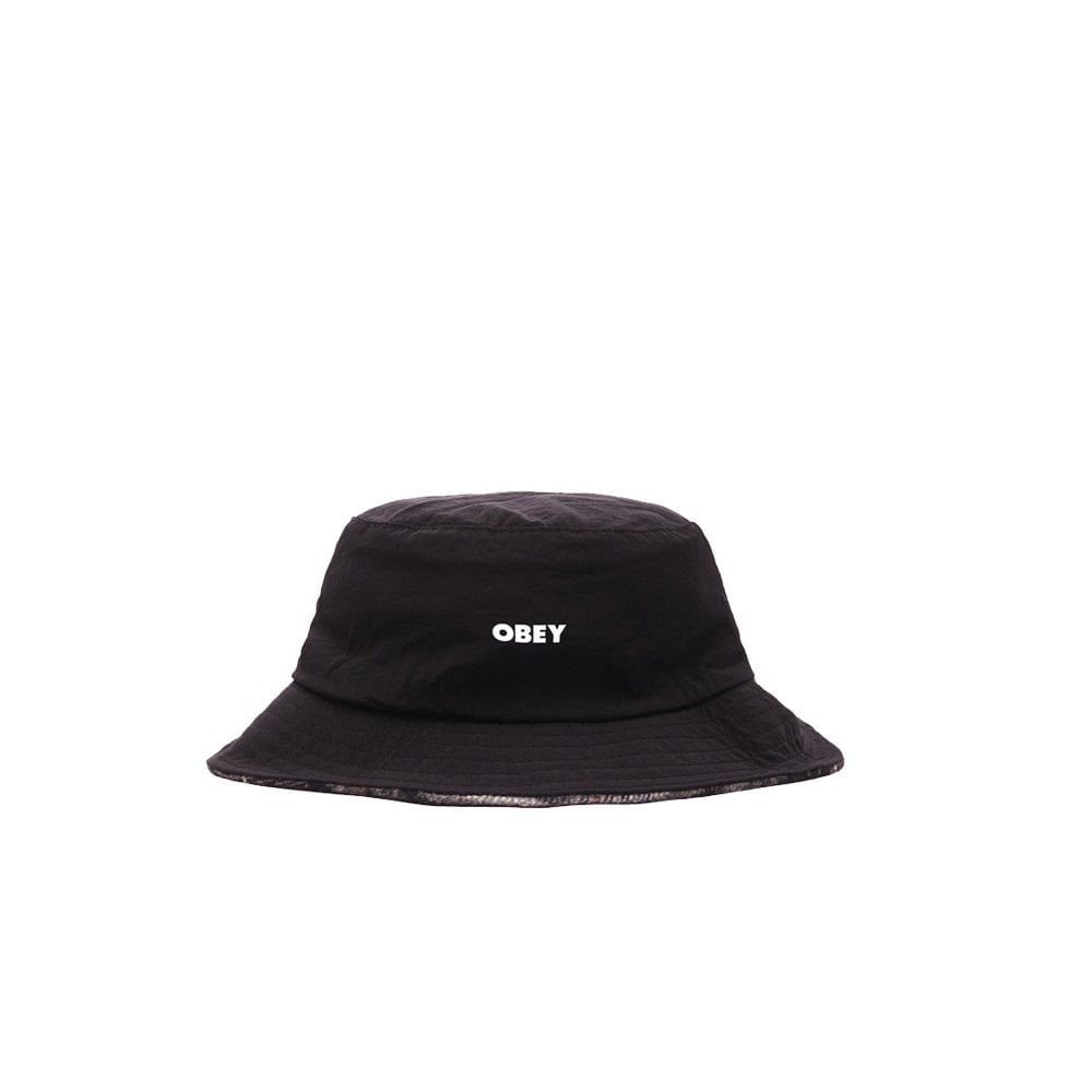 Sam reversible Bucket Hat - Black Multi