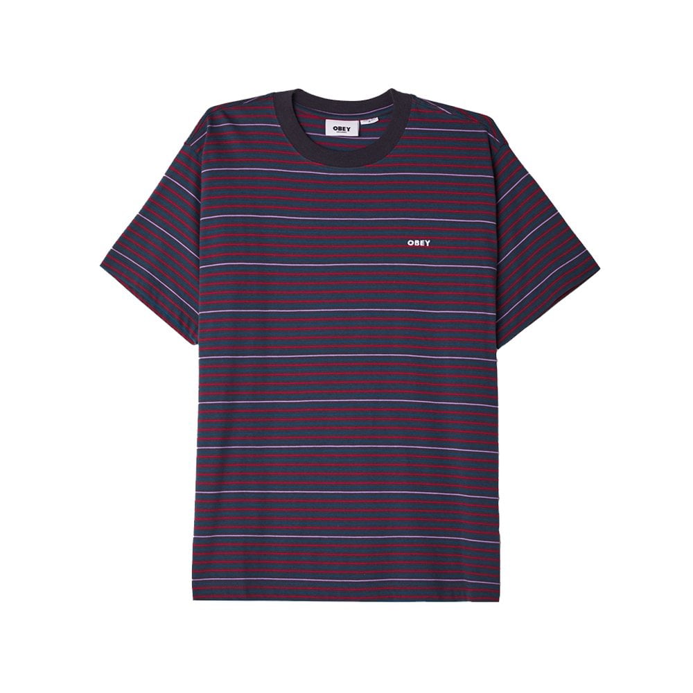Nelson Mini Stripe T-Shirt - French Navy