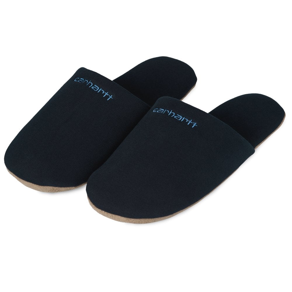 Script Embroidery Slippers - Astro/Icesht