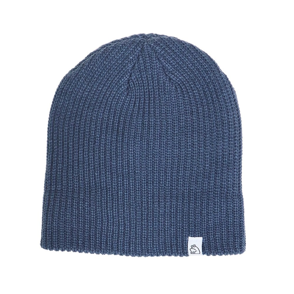 Sad Frog Badge Beanie - Petrol