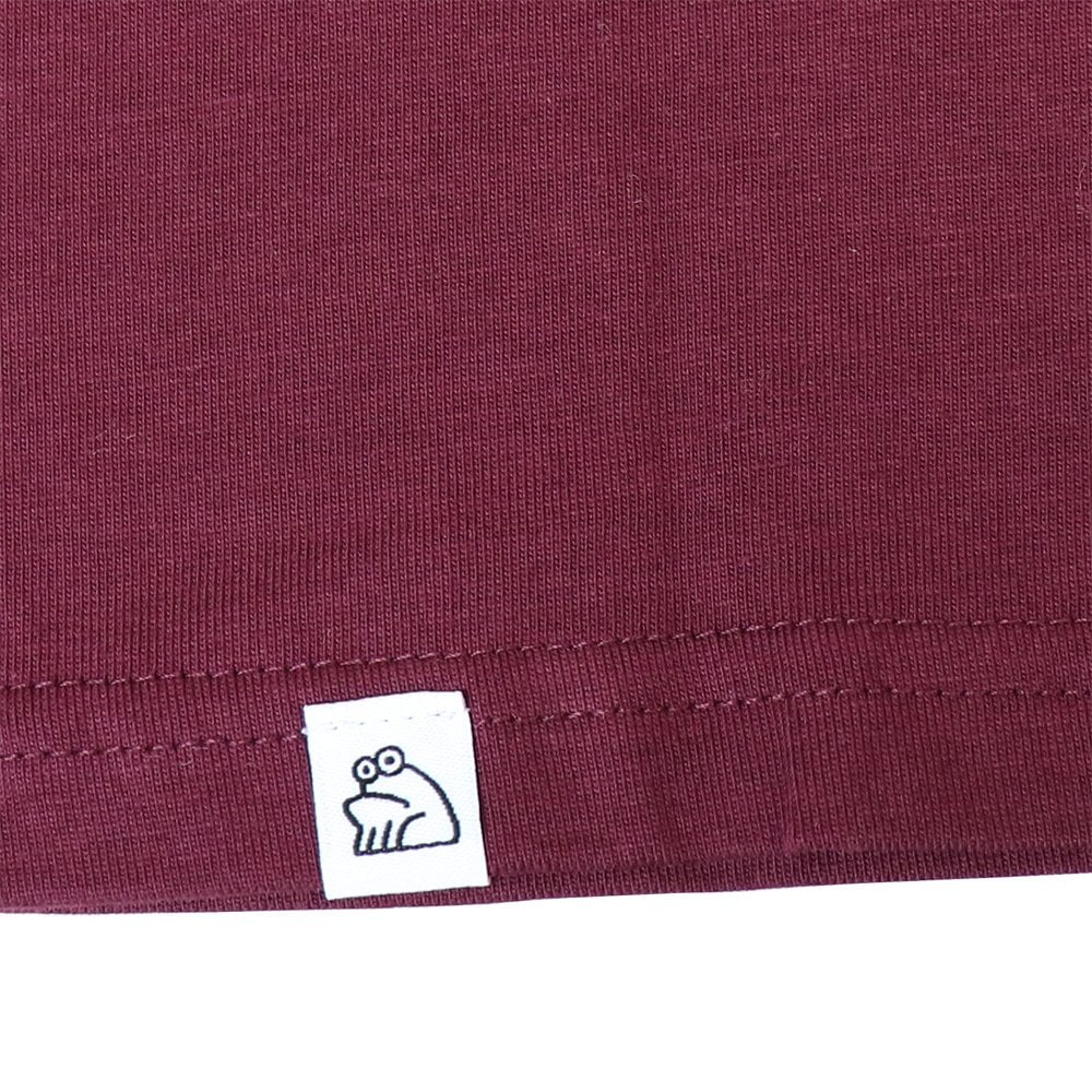 Zoology Embroidered T-Shirt - Burgundy