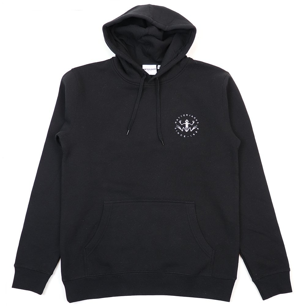 Zoology Embroidered Hood - Black