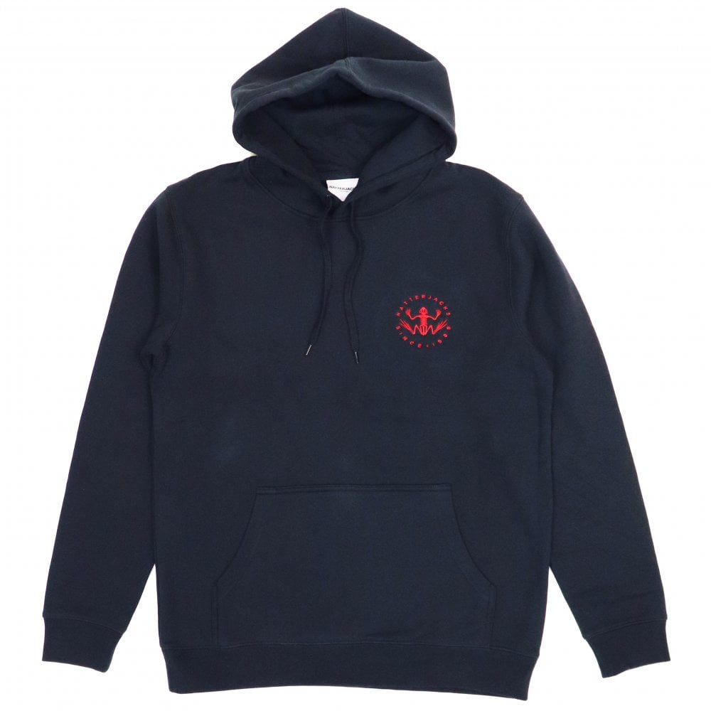 Zoology Embroidered Hood - Navy